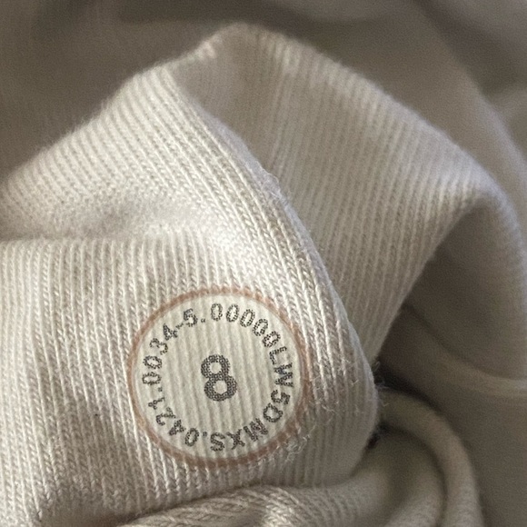 Lululemon Warm Down 7/8 Length Joggers Size 8 Thread Dye Rover White & Black - Picture 3 of 4